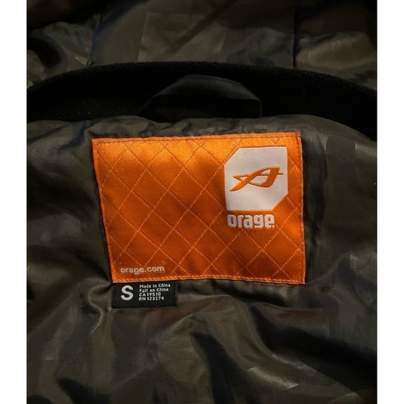 ORAGE Men's Xavier Pro Insulated Shell Ski Jacket Weatherproof Fleece Lined - Picture 12 of 12